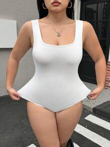 Comfortcana 4 件套大码女式夏季无袖紧身衣套装 - 彩色 - 查看 5