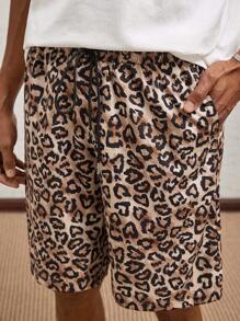 AKNOTIC Party 2pcs/Set Knitted Print Loose Casual Round Neck Short Sleeve T-Shirt & Mid-Waist Straight Leg Casual Shorts Set, Suitable For Daily Wear In Summer