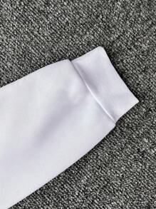 Manfinity Dauomo 泡泡糖肖像图案街头服饰圆领长袖男式运动衫