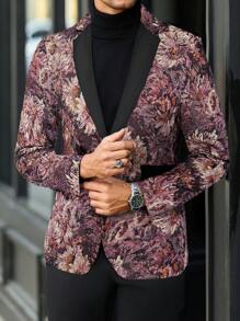 Manfinity AFTRDRK Blazer style minimaliste casual pour homme, convient pour un port quotidien