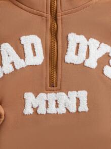 2 piezas Jerseys casuales y lindos para niñas bebés, rosa y marrón, para primavera y otoño