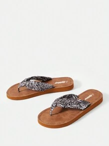 Styleloop Women's Flip Flops For Summer Vacation Shoes Summer Spring Shoes Spring Break Easter For Casual Beach Style - Multicolor - View 4