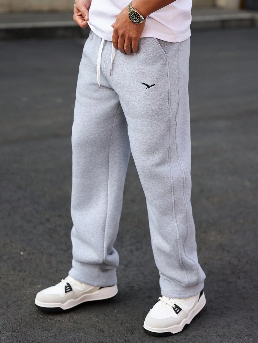 Manfinity CasualCool Men's Minimalist Casual Sweatpants, Suitable For Daily Wear