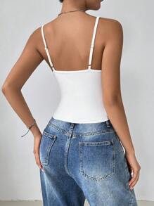 INAWLY Camisola de verano informal con pliegue retorcido delantero