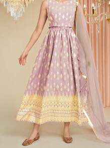 Divindia Casual Minimalist Loose Bottomwear - Pink - View 3