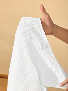 Slaydiva Women's Spring/Summer White Jumpsuit, Suitable For Music Festivals, Easter, Nashville Weddings, Boho Style, Western Style, Birthday Parties, Graduation, Student Wear, Daily Casual, Vacation, Cruise Travel, Beach, Sunbathing, Water-Ripple Texture Fabric