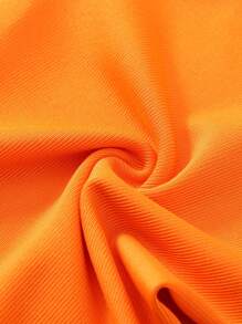 SHEIN 3pcs Tween Girls' Collegiate Casual Sports Letter Print Camisole And Shorts Set - Orange - View 3