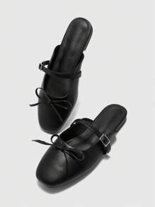 CUCCOO BIZCHIC Women's Bow Decor New Casual Flat Shoes Spring Shoes Spring Break Easter