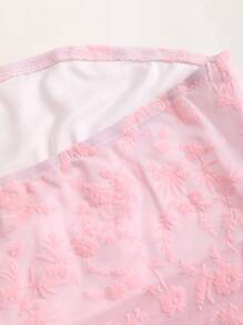 Sweetra 极简主义性感蕾丝荷叶边抹胸吊带背心，可分层穿着或单独穿着