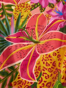 Travachic Women's Print Holiday Casual Beach Swimsuit Cover Skirt For Summer Beach Vacation,Country Concert, Sarong - Multicolor - View 3