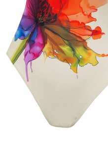 Swim Oasis 1 件女式休闲简约时尚连体泳衣和罩衫，日常穿着，夏季海滩度假装