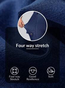 SHEIN Essnce 大码女式口袋紧身休闲百搭牛仔裤