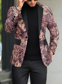 Manfinity AFTRDRK Blazer style minimaliste casual pour homme, convient pour un port quotidien