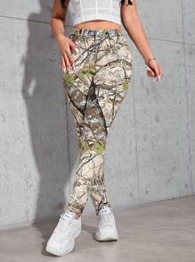 SHEIN EZwear Vaqueros de denim casuales, minimalistas y con estilo para uso diario - Multicolor - Ver 5