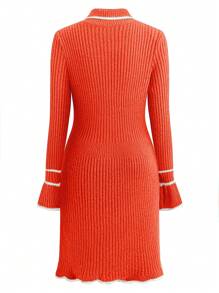 Calvaya Abito maglia elegante da donna, abito casual minimalista di moda per uso quotidiano