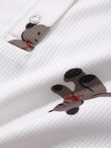 DAZY Young Girls Casual Fall Home Wear Easter - White - View 3