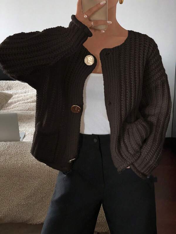 Siren Gaze Women's Solid Color Front Button Long Sleeve Casual Blouse