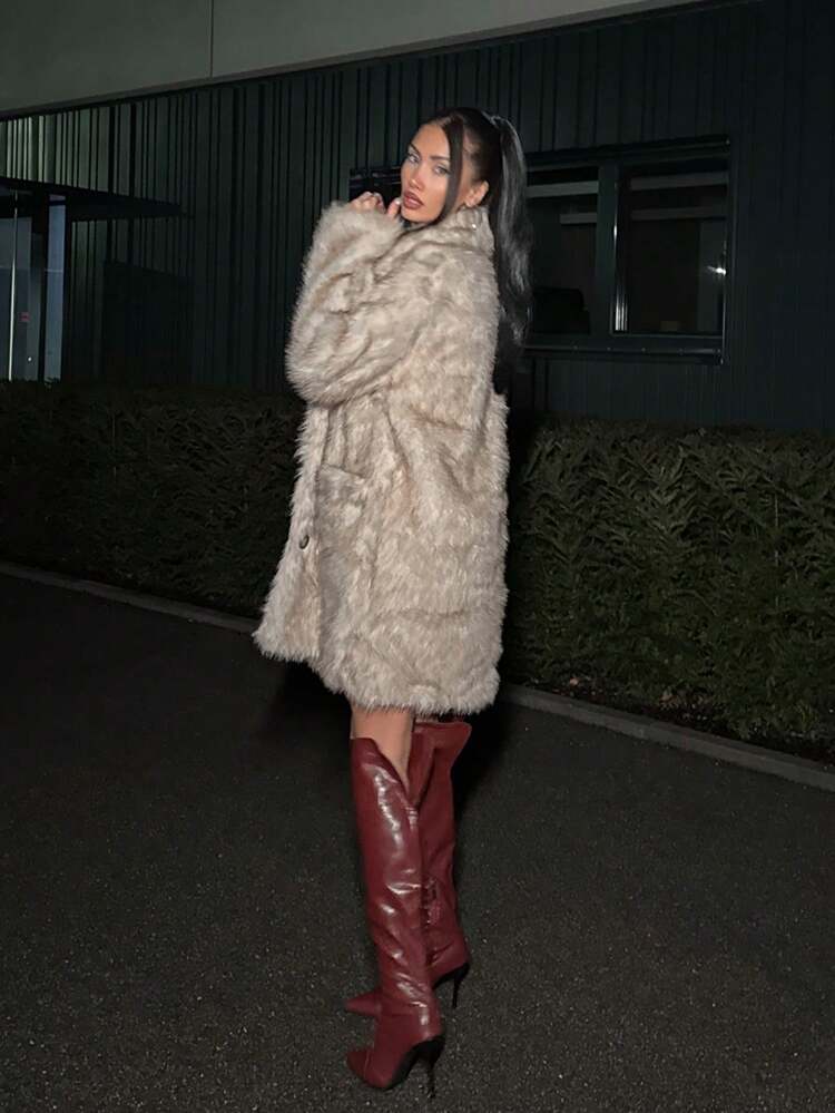 CUCCOO SZL Women's Pointed Toe Elastic Over The Knee High Heel Boots, Sexy Stilettos Party & Casual Side Zipper Thigh High Boots New Year Holiday Valentines