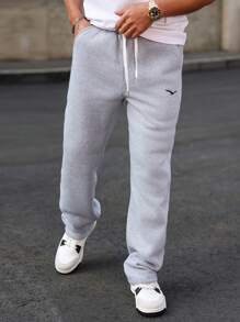 Manfinity CasualCool Men's Minimalist Casual Sweatpants, Suitable For Daily Wear