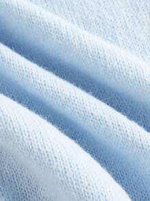 Skyraze Women 3D Floral Decor Round Neck Long Sleeve Casual Sweater,3D Floral Design