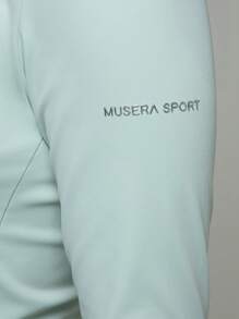 Musera Sport Extreme High Neck Tee ,Padel, Tennis, Pickleball Gym Fitness - Baby Blue - View 5