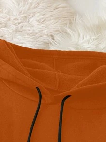 Calvaya Sudadera con capucha para tallas grandes, de manga larga, casual y elegante para uso diario