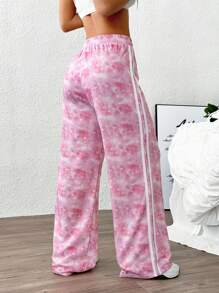 Easithlete 直腿侧条纹口袋运动裤，春夏季宽松休闲长裤