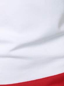 Manfinity Homme Camiseta casual de manga corta y cuello redondo para hombre con bloque de color para el verano - Multicolor - Ver 5