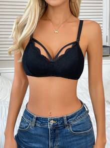 Moonlight & Mama 1 pieza Sujetador de maternidad sin aros de encaje