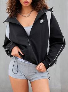 Streetz SHEIN Sport Casual Sport Jacket, Minimalist And Fashionable For Daily Wear