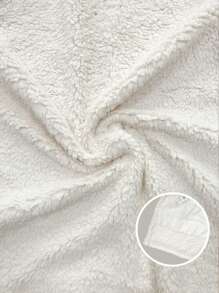 EMERY ROSE 西裝領雙排釦絨毛外套