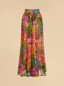 Travachic Women's Print Holiday Casual Beach Swimsuit Cover Skirt For Summer Beach Vacation,Country Concert, Sarong - Multicolor - View 2