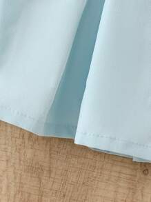 Baby Girls Dresses Summer Fresh Bow Halter Dress - Blue - View 6