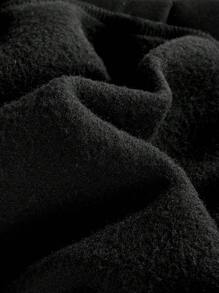 SHEIN 2 peças/conjunto adolescentes meninas moletom gráfico solto e calças de perna larga com bloqueio de cores terno casual