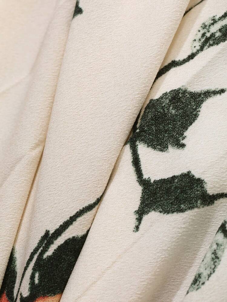 Women's Casual Minimalist Everyday Wear Skirt Floral Fall Skirts