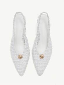 CUCCOO CHICEST Talons hauts pointus de mode à petit talon pour femmes, chaussures de soirée pour banquet et cérémonie