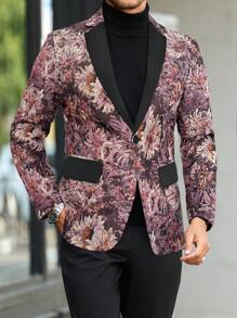 Manfinity AFTRDRK Blazer style minimaliste casual pour homme, convient pour un port quotidien