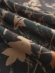 Pantalones de camuflaje de hoja estilo cargo para hombre, casuales para exteriores con bolsillos - Marrón - Ver 8