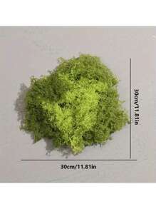 SHEIN 1 pièce 100g Mousse artificielle convenant à la décoration de la maison, aux arrangements de paysages miniatures, aux miniatures de pelouse, aux plantes en pot et à la décoration paysagère pour la Saint-Valentin, les mariages de la Saint-Valentin et les anniversaires