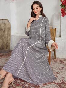 Al Najma Spring-Summer 2025 New Muslim Fashion Dress, Traditional Islamic Arabic Long Dress, Arabian Dresses