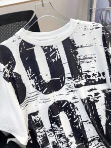 SHEIN Leap Crew 2pcs/Set Teen Boys Casual English Text Printed T-Shirt And Shorts Set, Street Punk Rock School Style Outfit, Suitable For Spring/Summer, Boys Festival Costume Tween Clothes - Multicolor - View 6