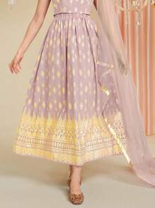 Divindia Casual Minimalist Loose Bottomwear - Pink - View 1