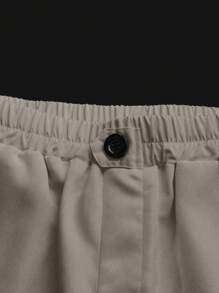 SHEIN Clasi 白色飘逸修身直筒九分裤