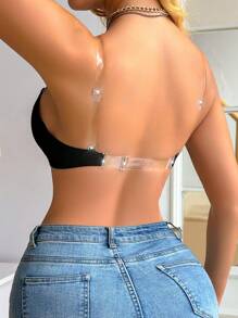 Women's Comfort, Simple, Push-Up Bra - Black - View 2