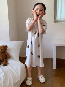 DAZY Young Girls Casual Fall Home Wear Easter - White - View 4