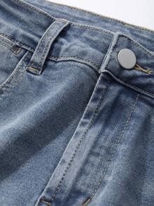 DAZY 复古西式女式喇叭牛仔裤