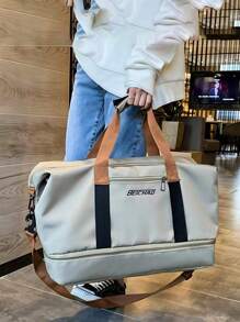 1st Herr Dammode Vattentäta resväskor, Crossbody-väskor, Handväskor, Sportväska med stor kapacitet för förvaring av skor, kläder och datorer, Messenger-väska för kvinnor, torr och våt tygväska, Boho Vibes - Multifärgad - Visa 3