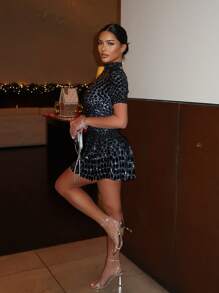 CUCCOO SZL Women Mary Jane Ankle Strap High Heel Shoes Platform Chunky Heels For Christmas And New Year Holiday Vibe Fall And Winter Valentine Gift Summer Shoes Valentines