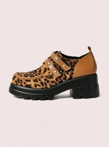 CUCCOO DOLLMOD Zapatos planos con tira y hebilla, de estilo minimalista elegante, con puntera redonda, suela gruesa, material de tela bordada, decoración de cristal, para uso diario y banquetes, color negro - Negro - Ver 2