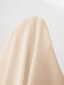 BizChic Top con mangas largas y abullonadas, cuello beige y abertura frontal, nuevo para verano 2025. Elegante camisa con detalles fruncidos apta para uso en el trabajo, casual, diario, playa, boda, concierto de verano, brunch y aeropuerto